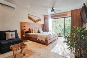 S 201 Eli Sunset Luxury Studio in Aldea Zama, fast WiFI